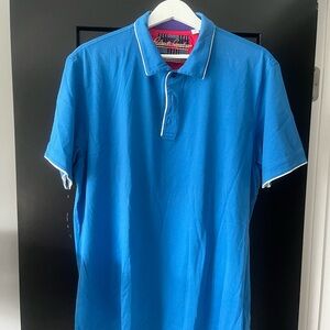Robert Graham Vibrant Blue Polo Shirt